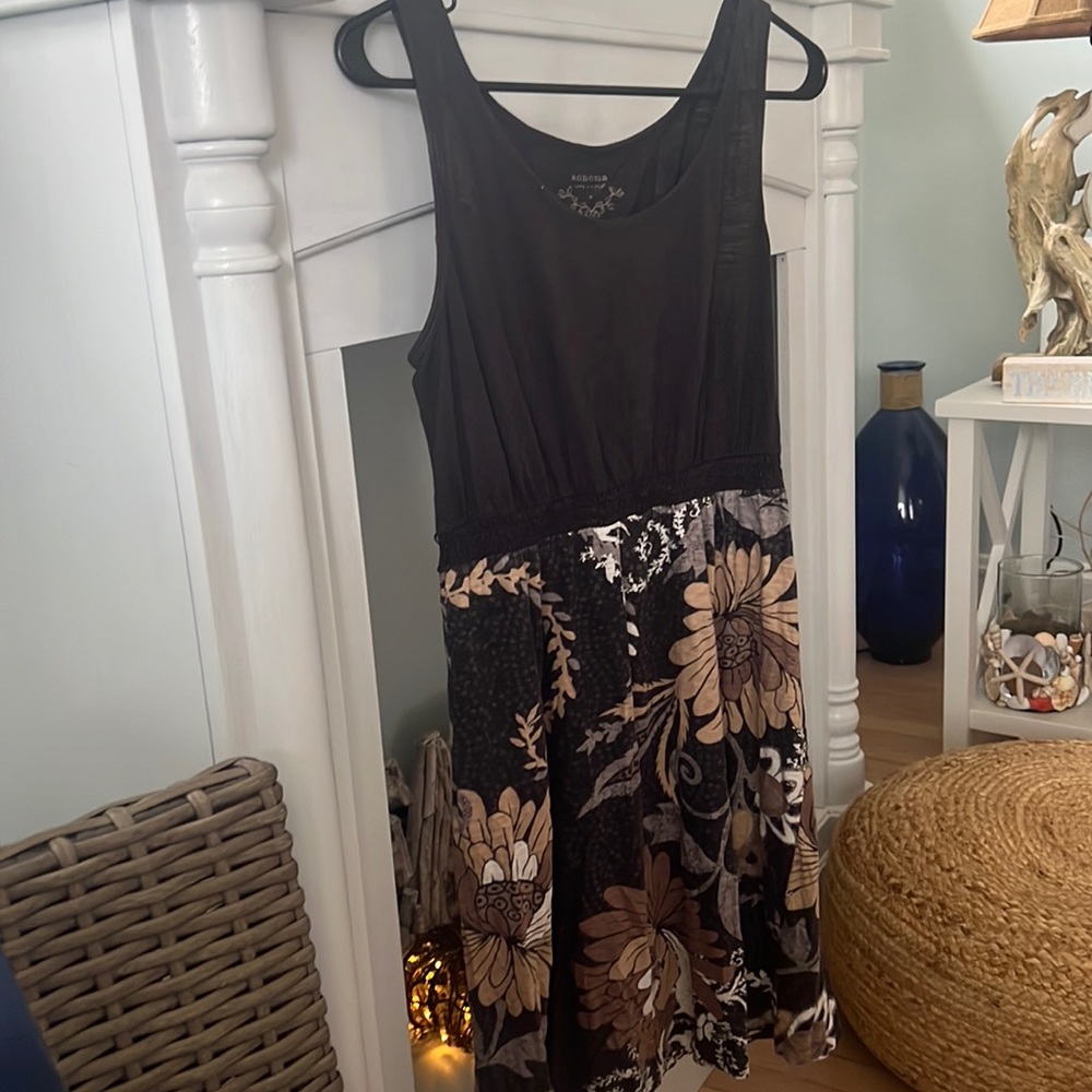 Floral dress/ Beach coverup Size Medium